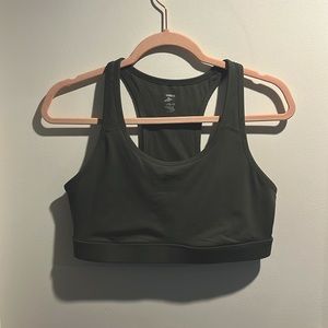 Reebok, sports bra, olive green